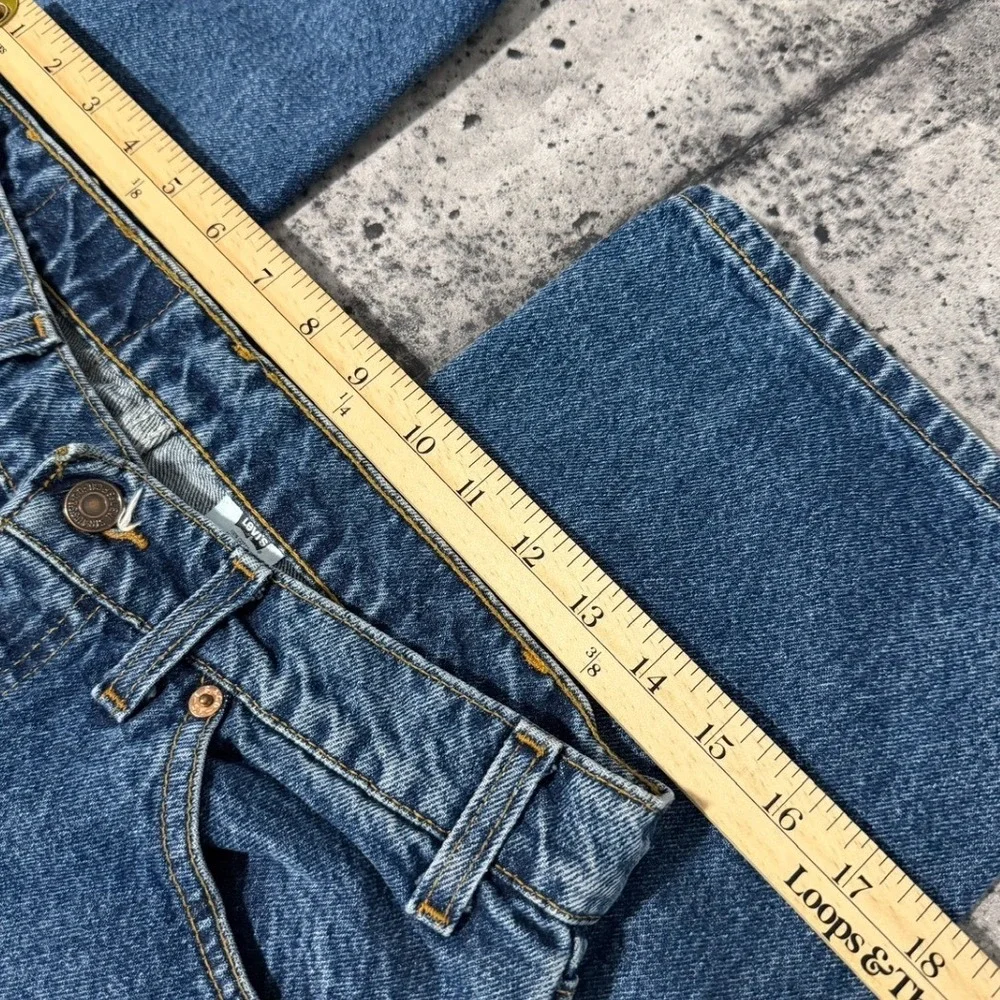 Vintage Levis 560 Orange Tab Jeans Mens 33x32 Loose Fit Straight Leg Blue USA - Picture 4 of 8